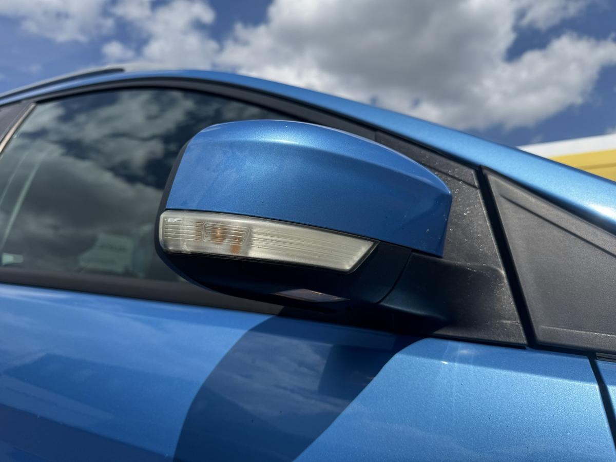 Ford Focus 2 DA3 original Au&szlig;enspiegel rechts elektrisch anklappbar Vision-Blau Bj.2008